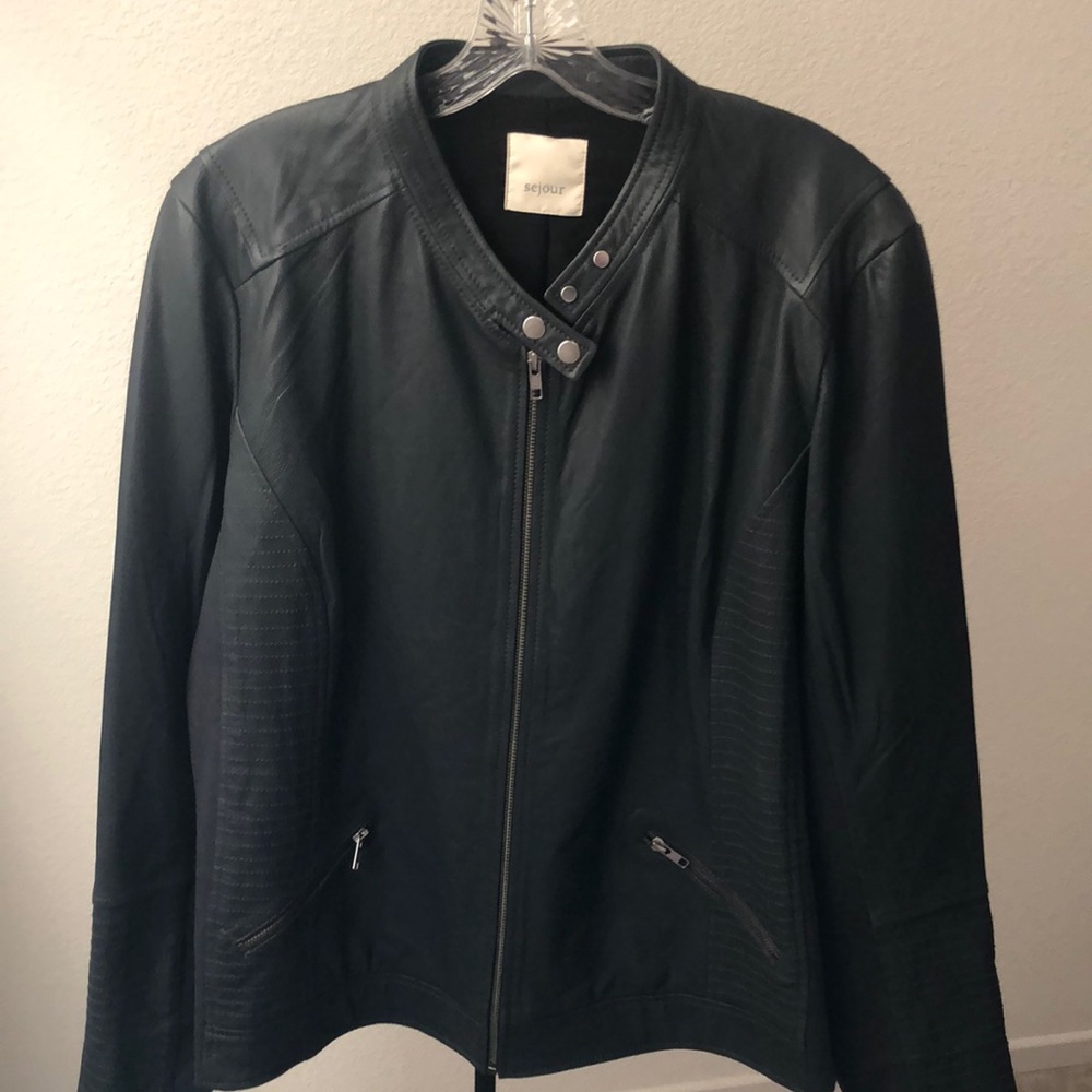 Womens leather jacket